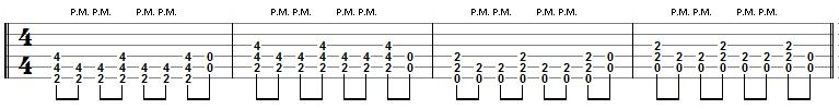 tablature rythmique